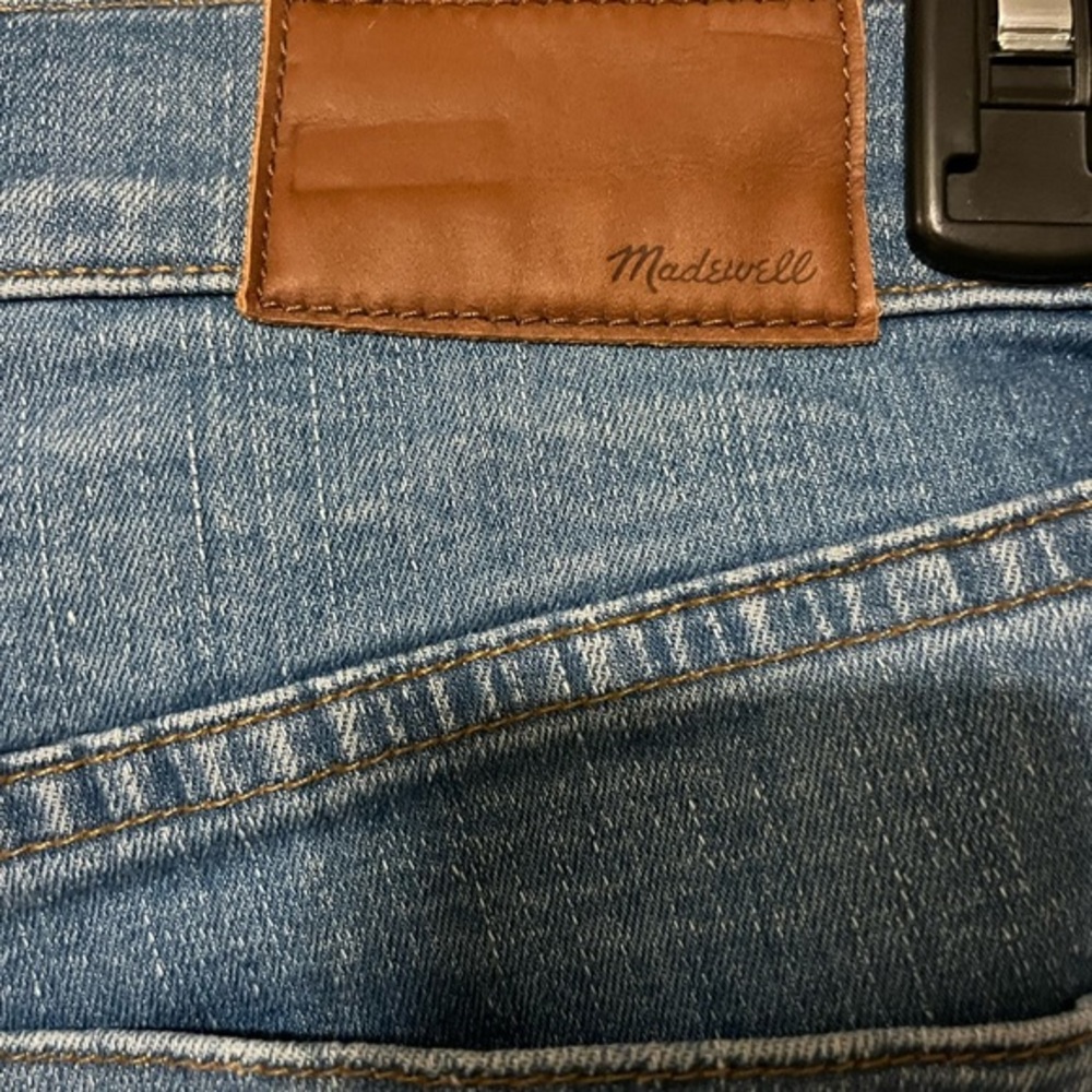 Madewell Jeans Womens 26 Blue Denim High Rise No Tag See Measurements - Picture 5 of 9